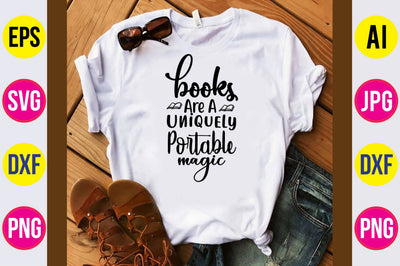 Books Are A Uniquely Portable Magic-svg SVG orpitasn 