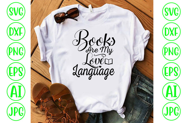 Books Are My Love Language SVG Cut File SVG Syaman 