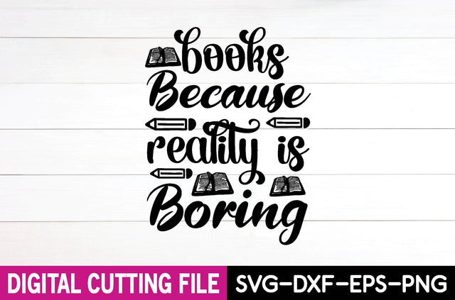 books because reality is boring SVG md faruk hossain 