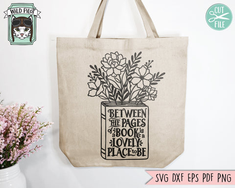 Books Lover Bundle SVG file, Love to Read svg, Library svg, Flower Books svg, Magic, Fantasy, Mystical, Floral Books cut file, Reading png SVG Wild Pilot 