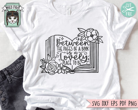 Books Lover Bundle SVG file, Love to Read svg, Library svg, Flower Books svg, Magic, Fantasy, Mystical, Floral Books cut file, Reading png SVG Wild Pilot 