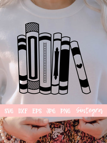 Books SVG Cut File Free For Commercial Use SVG Sintegra 