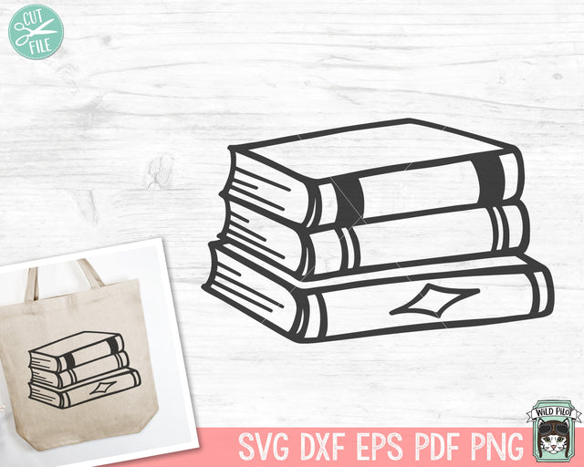 Books SVG, Reading SVG, Book Lover SVG, Librarian svg, Stack of books svg, Reading png, Teacher Shirt svg, Read svg, Bookish svg, School svg SVG Wild Pilot 