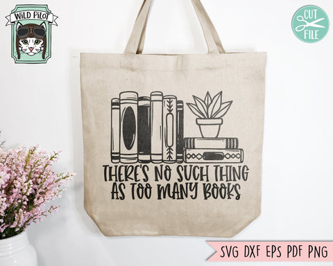Books SVG, Reading SVG, Book Lover SVG, Library svg, Librarian svg, Stack of Books svg, Plant svg, Teacher Shirt svg, Potted Plant svg SVG Wild Pilot 