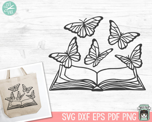 Books SVG, Reading SVG, Butterfly svg, Butterflies svg, Book Lover SVG, Librarian svg, Library svg, Reading png, Teacher Shirt svg, Bookish svg, Read svg SVG Wild Pilot 