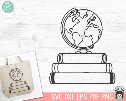 Books SVG, Reading SVG, Earth Day Shirt svg, Planet Earth svg, Earth svg, Book Lover SVG, Librarian svg, Reading png, Teacher Shirt svg SVG Wild Pilot 