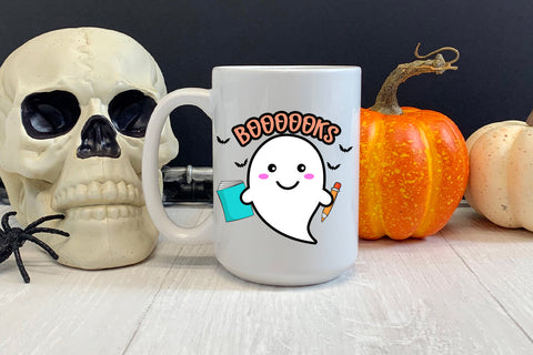 Books Teacher Halloween Sublimation I Halloween Teacher PNG Sublimation Happy Printables Club 