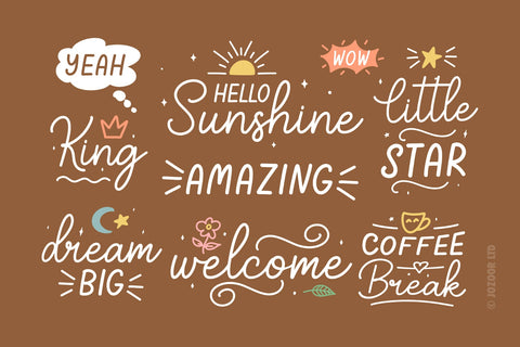 Booline Morning - Monoline Font Duo Font Jozoor 