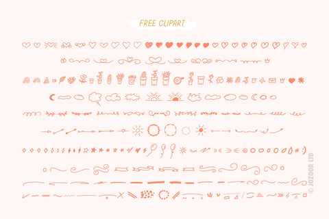 Booline Morning - Monoline Font Duo Font Jozoor 