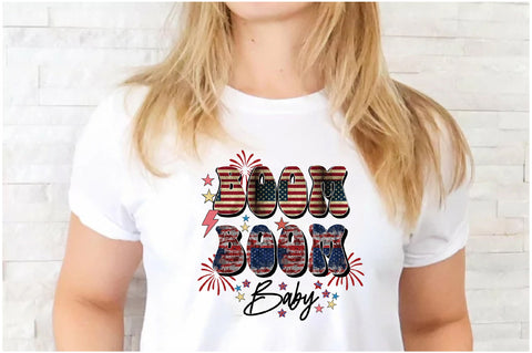 Boom Boom Baby 4th of July Sublimation Sublimation Jagonath Roy 