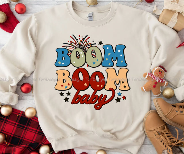 Boom Boom baby Png, Western, America png Design, baby Png, USA Png, 4th Of July, Independence Day, Digital Download, Sublimation Design Sublimation ToriDesigns 