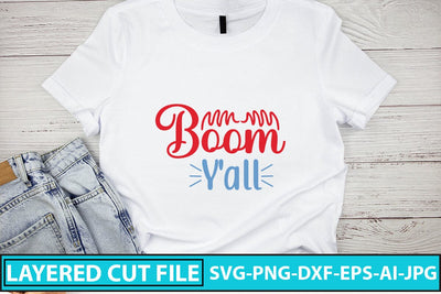 Boom Y'all SVG Cut File SVG Syaman 