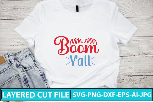 Boom Y'all SVG Cut File SVG Syaman 