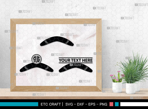 Boomerang Monogram, Boomerang Silhouette, Plotter Boomerang Svg, Boomerang SVG, Game Svg, Sport Svg, Returning Boomerang, SB000 SVG ETC Craft 