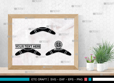 Boomerang Monogram, Boomerang Silhouette, Plotter Boomerang Svg, Boomerang SVG, Game Svg, Sport Svg, Returning Boomerang, SB00016 SVG ETC Craft 
