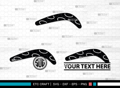 Boomerang Monogram, Boomerang Silhouette, Plotter Boomerang Svg, Boomerang SVG, Game Svg, Sport Svg, Returning Boomerang, SB00016 SVG ETC Craft 