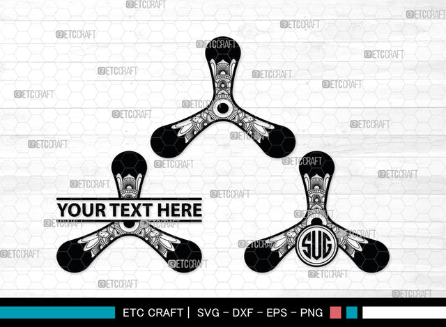 Boomerang Monogram, Boomerang Silhouette, Plotter Boomerang Svg, Boomerang SVG, Game Svg, Sport Svg, Returning Boomerang, SB00016 SVG ETC Craft 