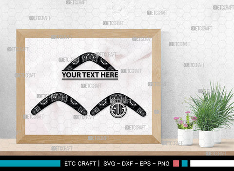 Boomerang Monogram, Boomerang Silhouette, Plotter Boomerang Svg, Boomerang SVG, Game Svg, Sport Svg, Returning Boomerang, SB00016 SVG ETC Craft 