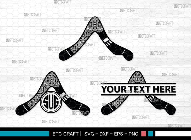 Boomerang Monogram, Boomerang Silhouette, Plotter Boomerang Svg, Boomerang SVG, Game Svg, Sport Svg, Returning Boomerang, SB00016 SVG ETC Craft 