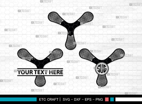 Boomerang Monogram, Boomerang Silhouette, Plotter Boomerang Svg, Boomerang SVG, Game Svg, Sport Svg, Returning Boomerang, SB00016 SVG ETC Craft 