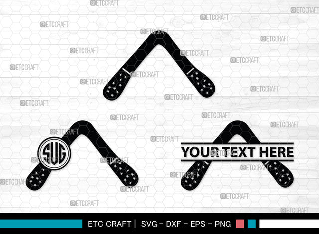 Boomerang Monogram, Boomerang Silhouette, Plotter Boomerang Svg, Boomerang SVG, Game Svg, Sport Svg, Returning Boomerang, SB00016 SVG ETC Craft 