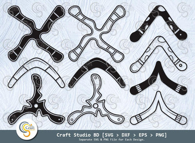 Boomerang Silhouette, Boomerang svg, Game Svg, Sports Svg, Boomerang Icon, Flying Boomerang, Boomerang Bundle SVG ETC Craft 
