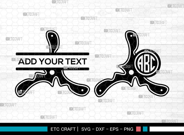 Boomerang SVG, Boomerang svg, Game Svg, Sports Svg, Boomerang Icon, Flying Boomerang, Split Monogram SVG ETC Craft 