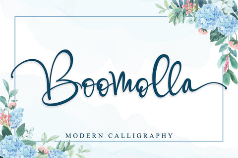 Boomolla Font Stefani Letter 
