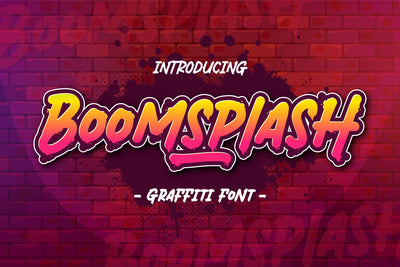 Boomsplash Font Allouse.Studio 
