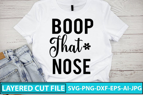 Boop That Nose SVG Cut File SVG Syaman 