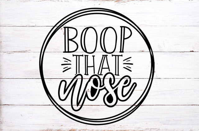 Boop That Nose Svg, Png, Dxf | Dog Lovers File SVG RedFoxDesignsUS 