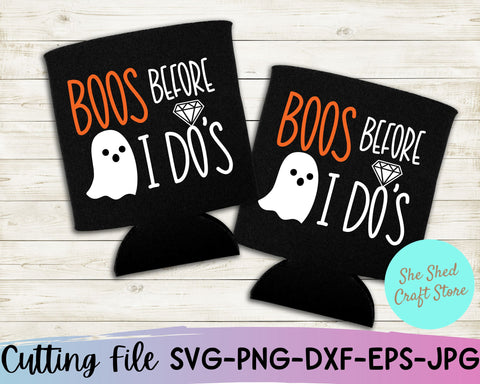 Boos Before I Do's Svg, Bachelorette Svg, Halloween Shirt Svg SVG She Shed Craft Store 