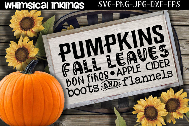 Boots And Flannels-Fall SVG SVG Whimsical Inklings 