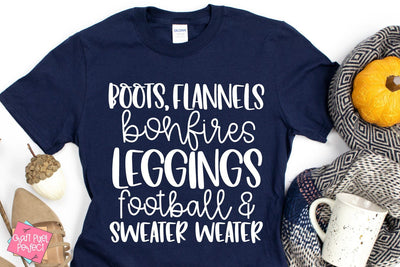 Boots Flannels Bonfires, Fall Quote Svg, Autumn Cut File SVG Craft Pixel Perfect 