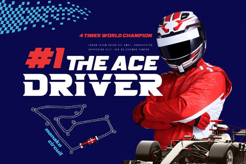 Borex | Athletic Font Font twinletter 