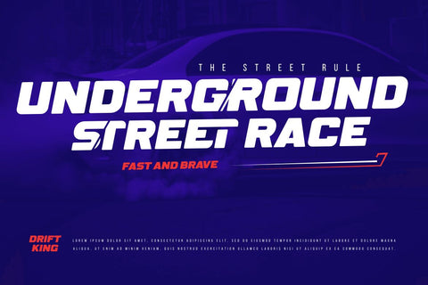 Borex | Athletic Font Font twinletter 