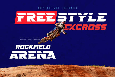 Borex | Athletic Font Font twinletter 