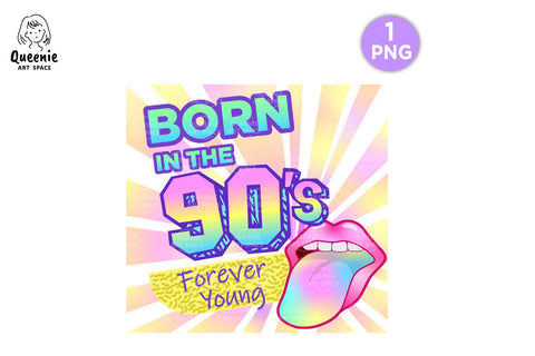 Born in the 90s Sublimation Clipart Sublimation Q-nie Art Space 