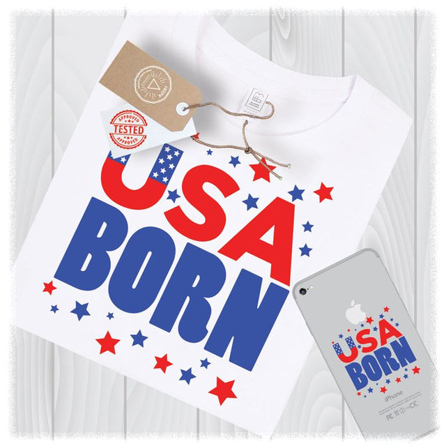 Born in the USA SVG Files Fireworks July 4th America Designs - 4th of July SVG Files for Cricut - American Svg Files for Silhouette SVG My Sew Cute Boutique 
