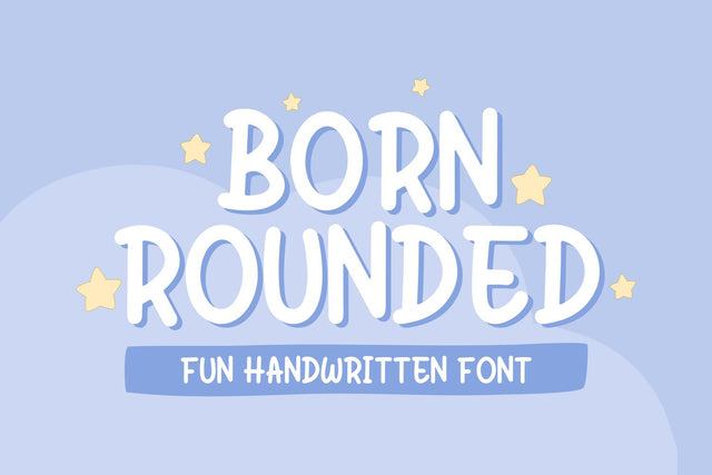Born Rounded Font Forberas 