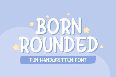 Born Rounded Font Forberas 
