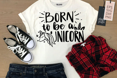 Born To Be A Unicorn SVG dapiyupi store 