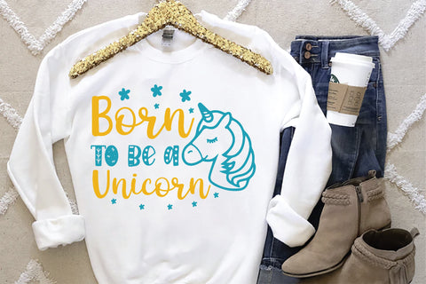 Born To Be A Unicorn SVG SVG Creativeart88 