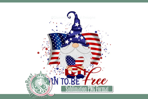 Born To Be Free Sublimation Sublimation QueenBrat Digital Designs 