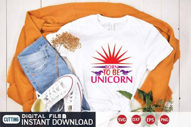 born to be unicorn svg SVG designer krishna 