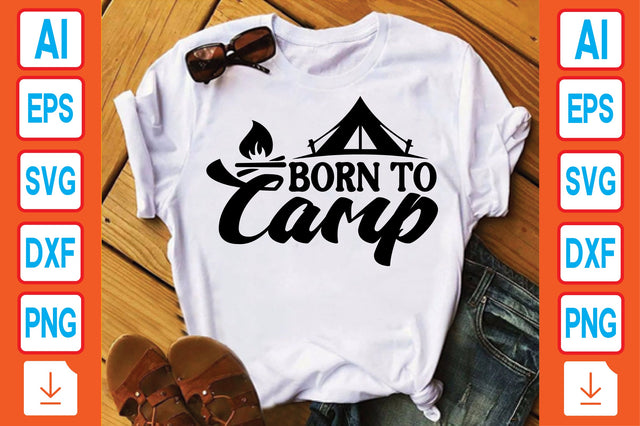 Born to Camp SVG Craftlabsvg24 