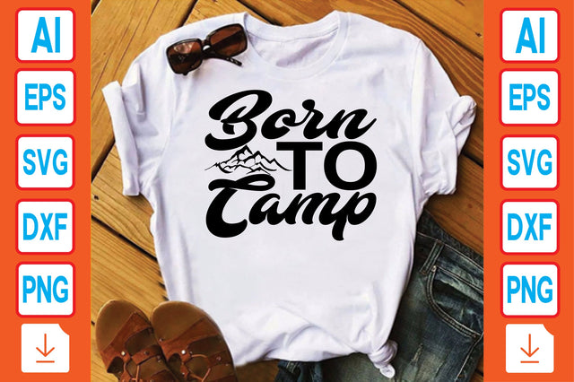 Born to Camp SVG Craftlabsvg24 