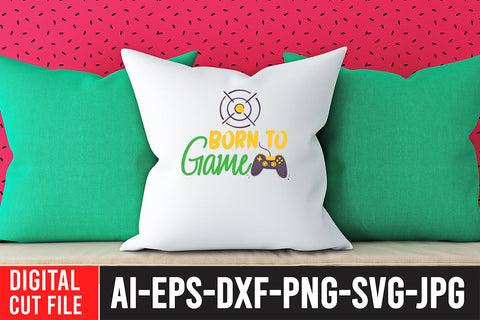 Born To Game SVG Design SVG BlackCatsMedia 