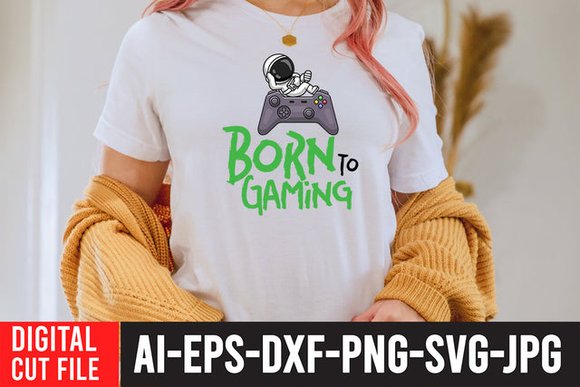 Born To Gaming SVG Design SVG BlackCatsMedia 