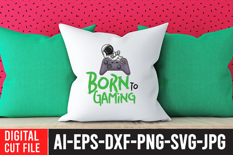 Born To Gaming SVG Design SVG BlackCatsMedia 